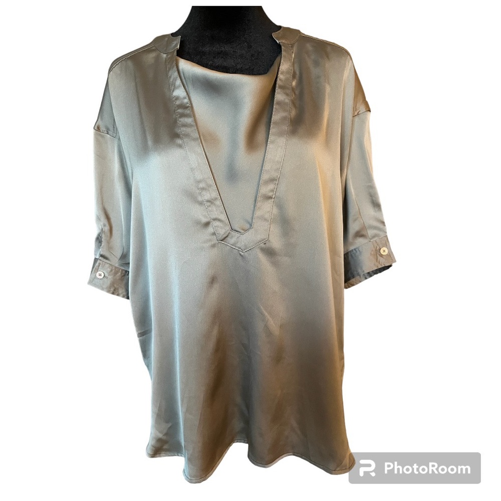 Derek Lam For Design Nation Wet Sand Blouse